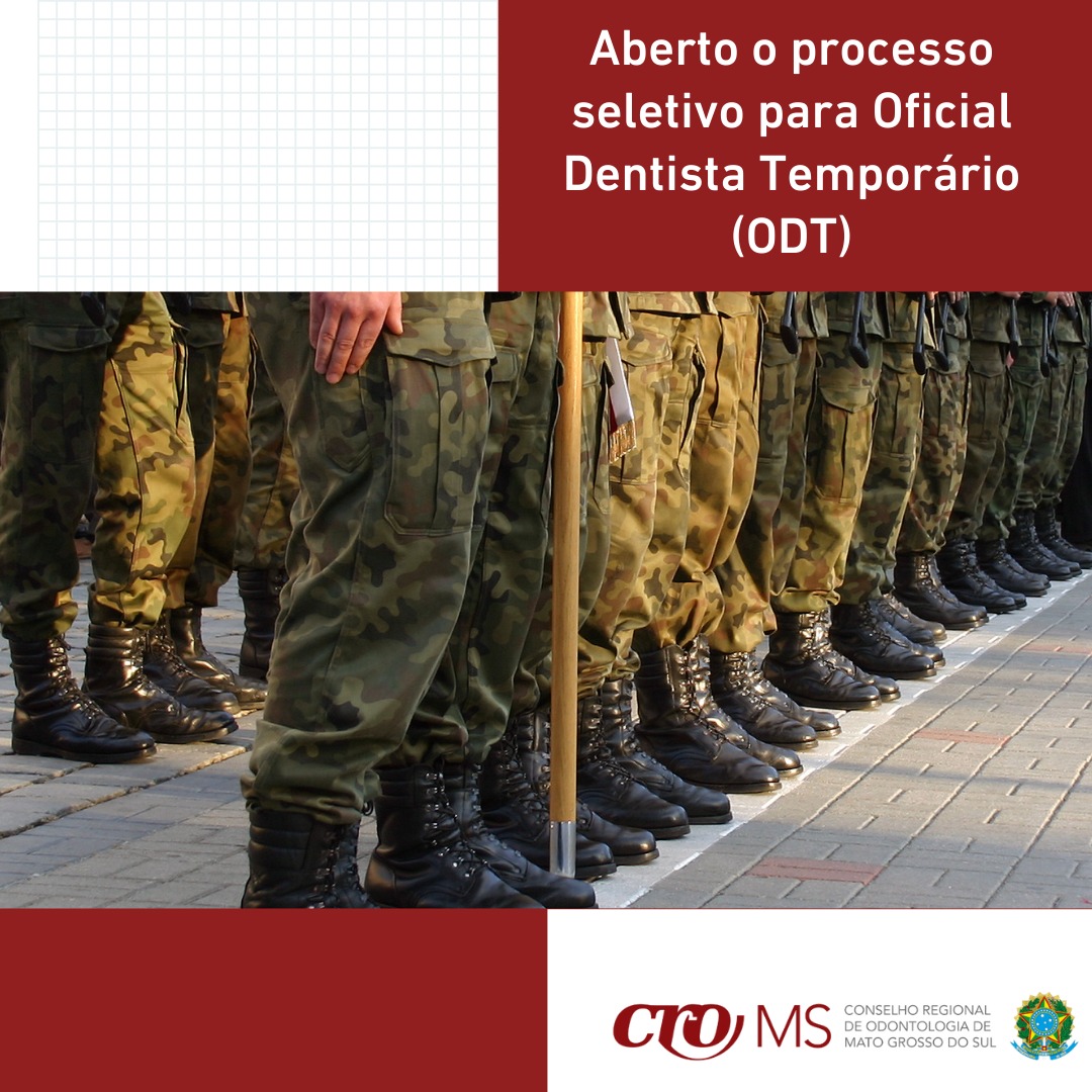 Dentista militar temporário do Exército como funciona 